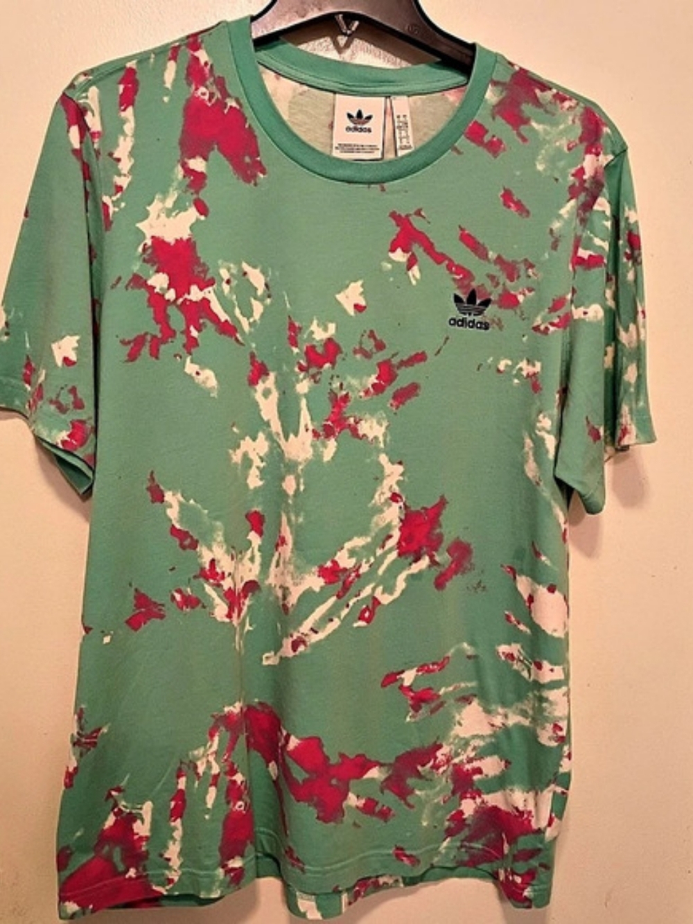 Adidas Originals Tie-Dye All-Over Print T-Shirt Large (All Day I Dream About)